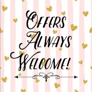 Pink and Gold Heart Sign